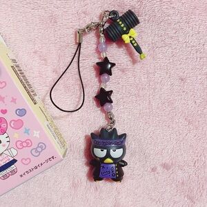 Sanrio Badtz Maru Gakuen Kirameki School Sparkle Keychain Strap Charm